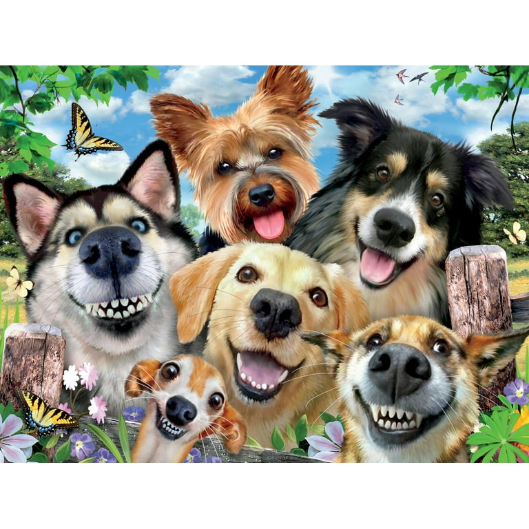 Ceaco - Selfies - Dog Delight - 550 Piece Jigsaw Puzzle - Walmart.com