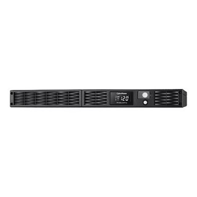 CyberPower Smart App Sinewave PR1000LCDRT1U - Up (Montable en Rack / Externe) - AC 120 V - 800 Watt - 1000 VA - 9 Ah - RS-232, USB - Connecteurs de Sortie : 7 - 1U