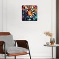 thumbnail image 3 of 10 Inch Wall Clock Battery Operated Silent Clock Decorative for Office, Kitchen, Outdoor, Living RoomSpace Galaxy Nebula Starry Tiger Beautiful, 3 of 4