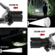 thumbnail image 3 of Linterna frontal LED recargable, 100.000 lúmenes superbrillante con 4 modos, con zoom, pantalla de alimentación digital, linterna frontal impermeable IPX6 con luz roja para senderismo, camping, caza,, 3 of 5