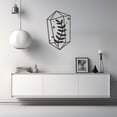 thumbnail image 3 of LaModaHome Geometric Patterned Metal Wall Decor,Leaf Design Artwork,Perfect Christmas Gift,Modern Home Wall Decor, Handcrafted Christmas Metal Wall ArtHome Decoration Gift -15.7"x26.8"/40x68cm, 3 of 5
