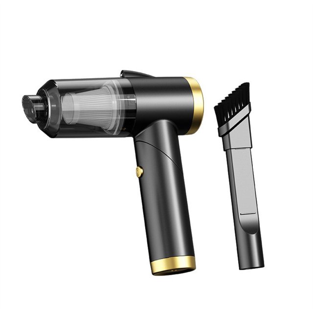 Kearding Aspiradora Interior de coche de doble , removedor plegable inalámbrico fuerte, herramienta de limpieza, aparato para el hogar y la Electrodomésticos Negro