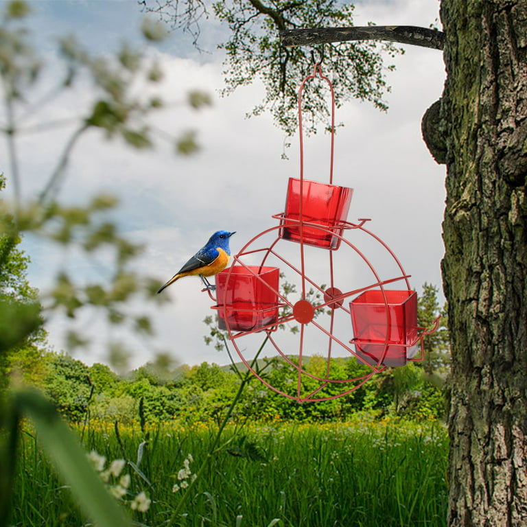 Ferris Wheel Hummingbird Feeder Creative Birds Food Storage Tool for Outdoor Garden Courtyard Decoration - Walmart.com
