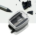 thumbnail image 2 of Portable Makeup Pencil Sharpener For Lip Liner Eyebrow Pencils Single Hole Pencil Sharpener With Clear Lid, 2 of 8