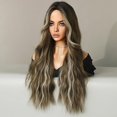 thumbnail image 2 of Peluca BR de pelo largo y rizado 72 cm beige, 2 of 5