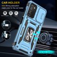thumbnail image 2 of LeYi for Samsung Galaxy A03S 165.8 Case with Tempered Glass Screen Protector, Sea Blue, 2 of 7