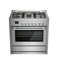thumbnail image 6 of Empava 36-inch 4.3 cu. ft Slide-In Freestanding Single Oven Gas Range with 5 Sealed Burner Cooktop in Stainless Steel, 6 of 12