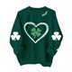 thumbnail image 1 of Camiseta Impresa Del Día de San Patricio de Manga Larga de las Mujeres, Sudadera de Cuello Tripulado para las Vacaciones de Invierno, 1 of 4