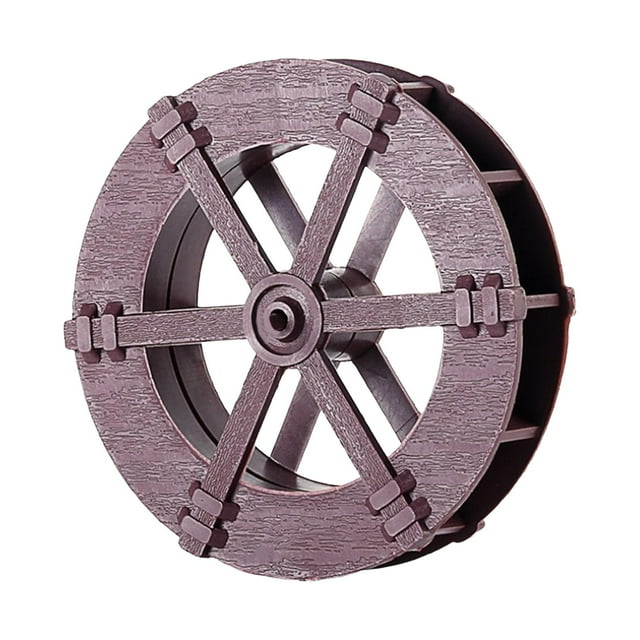 ZheElen Roue Rotative de Fontaine d'Eau Bricolage Roue d'Eau Modèle de Fontaine Décors de Roue d'Eau, Fontaine Exquise Feng Shui 10 cm