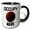 Black/White, variant on 3drose, Funny Space Mars Exploration and Colonization Occupy Mars., 11oz Two-tone Blue Mug