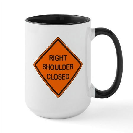 

CafePress - Right Shoulder Closed Large Mug - 15 oz Ceramic Large Mug