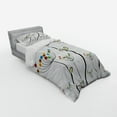 thumbnail image 3 of Ambesonne Garden Bedding Set 4 Pcs, Dandelion Stems Buds, Queen, Multicolor, 3 of 3