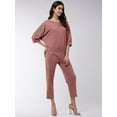 thumbnail image 2 of Zima Leto Women's Solid Loose Top And Pant Set With Shimmer Details, 2 of 10