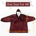 thumbnail image 6 of Solaris Oversize Sherpa, Crew Neck, Christmas Sweatshirt Hoodie (Women's, Men's), 6 of 6
