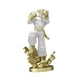 thumbnail image 2 of Estatua del Dios de la Riqueza, adorno de escritorio de resina para estantería, tienda, centro de mesa. Blanco L, 2 of 9