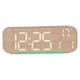 thumbnail image 5 of Reloj despertador digital minimalista, resistente, portátil, con 5 colores de luz ambiental. Marrón, 5 of 9