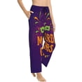thumbnail image 2 of Balery Mardi Gras2 print Women's Pajama Pants,Ultra Lightweight Pjs,Lounge Pant-XX-Large, 2 of 9