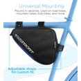 thumbnail image 2 of Aduro Sport Bicycle Bike Storage Bag Triangle Saddle Frame Pouch for Cycling, 2 of 7