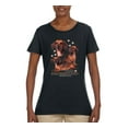 thumbnail image 2 of If It's Not a Dachshund It's Just a Dog Gift | Womens Dog Lover Graphic T-Shirt, Black, Medium, 2 of 3