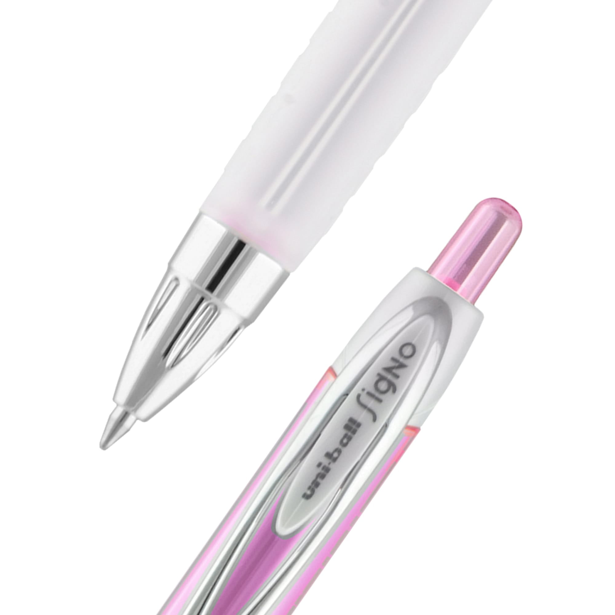 uniball 207 Pink Ribbon Retractable Gel Pens, Medium Point (0.7mm), Black Ink, 36 Count