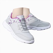 enyan Running Shoes for Women Casual Lightweight Tennis Walking Sneakers Womans Sneakers Grey,Size 6.5