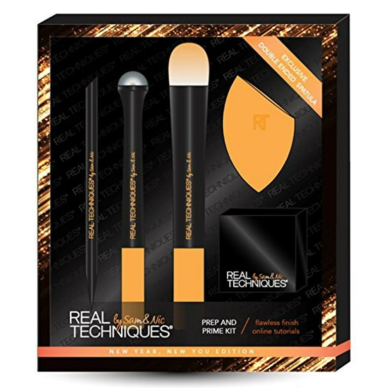 Real Techniques Prep and Prime Make Up Brush Set -