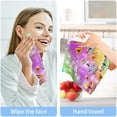 thumbnail image 7 of Mardi Gras Rainbow Washcloth 12x12in Set, 4 Pack Absorbent Cotton Towel Square Kitchen Dishes Towels, Soft Cleaning Face Hand Towel Fast Drying, 7 of 7
