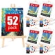 thumbnail image 1 of Set de pintura AROIC, 52 piezas, lienzo y caballete con 4 caballetes de madera, 1 of 7