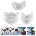 thumbnail image 4 of 3pcs Silicone Mold Easy Demoulding Animal Head Mold DIY Crystal Epoxy Molds, 4 of 5