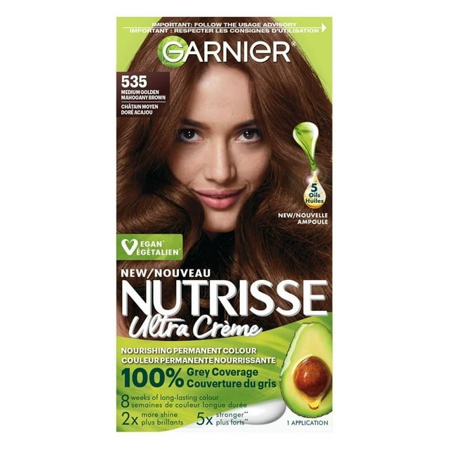 Garnier Nutrisse Ultra Crème, Coloration Permanente, Longue-Durée, 1 unité