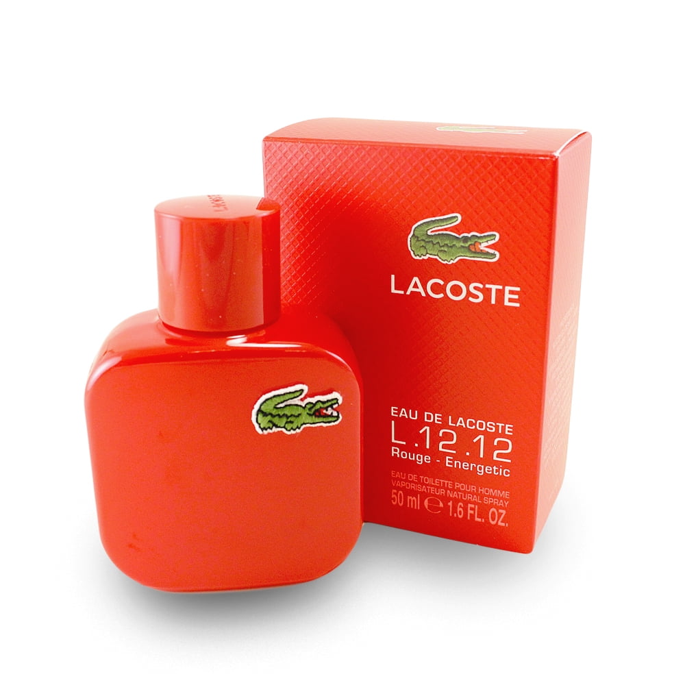 Lacoste L.12.12 Rouge Eau de Toilette, Cologne for Men, 1.6 Full Size - Walmart.com