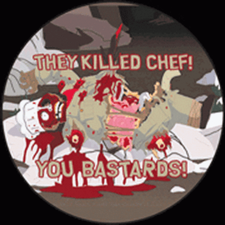 South Park They Killed Chef Button SB3117 (Best Of Chef South Park)