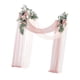 thumbnail image 4 of Conjunto de flores artificiales para arco de boda, arreglo de flores artificiales, hojas decorativas, pétalos de rosa artificiales para mesa y, 4 of 9