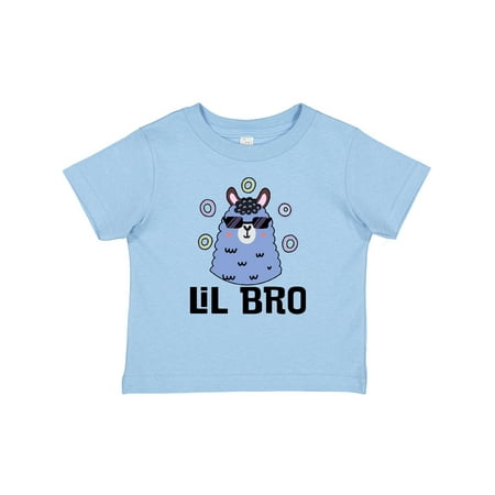 

Inktastic Lil Bro Llama Brother Gift Gift Baby Boy T-Shirt