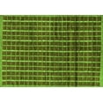 thumbnail image 1 of Ahgly Company Indoor Rectangle Abstract Green Modern Area Rugs, 2' x 5', 1 of 4