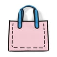 thumbnail image 1 of Bolsas De Mano Bolso De Hombro De Dibujos Animados En 3D, Bolso De Mano Informal Para Mujer, Bolso De Playa De Compras De Lona A La Moda Likrtyny Para Estrenar, 1 of 3