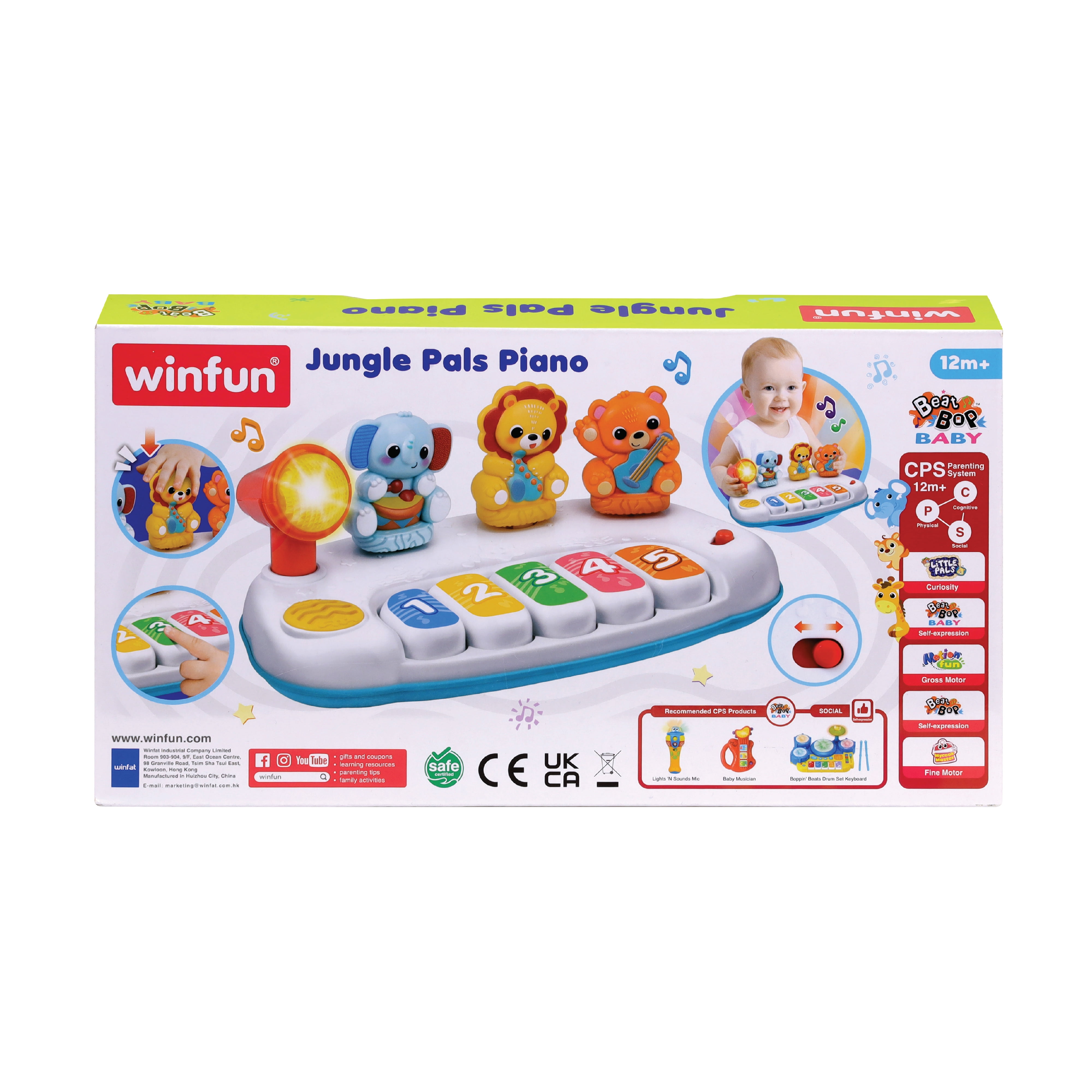 Winfun Jungle Pals 5 Key Piano (1 Piece)