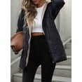 thumbnail image 5 of Women'S Winter Fashion Clothes Oversized Shearling Fleece Long Coats Jackets Black L, 5 of 8