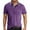 Purple, variant on Men's Polo Shirts Summer Business Dressy Short Sleeve Button Up Collared Tops with Pocket Lightweight Breathable Loose Fit Shirts for Men Purple S