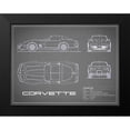 thumbnail image 2 of Rogan, Mark 24x19 Black Modern Framed Museum Art Print Titled - Corvette C3-Grey, 2 of 5