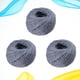thumbnail image 3 of 3 piezas 50M Cuerda de cáñamo Artes y manualidades Cuerda de cáñamo de color para regalos Manualidades DIY Decoración festiva Paquete y jardinería (2 mm gris), 3 of 7