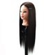 thumbnail image 3 of Pelucas con flequillo para mujer, peluca ondulada suelta, maniquí de práctica para peinar el cabello, cabeza de entrenamiento para pelucas de peluquería., 3 of 5