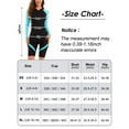 thumbnail image 6 of Women's Zipper Knee Length Bathing Suits Long Sleeve One Piece Rash Guard Swimsuits UPF 50+ Surfing Athletic Swimwear Printed Beach Holiday Swimming Bodysuit, 6 of 6