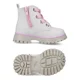 thumbnail image 4 of Botas Niña Beige Sintetico Con Cierre Y Agujetas, 4 of 5