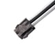 thumbnail image 4 of Extensión de cable para fuente de alimentación con peines, 24 pines, 8 pines, 6 pines, 4 + 4 pines con peines, cable de extensión de transferencia tejido de malla de algodón Zhivalor 2035632-2, 4 of 9