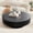 39.37" Black, variant on Lunale 39.37" Coffee Table, Round Wood Tea Table for Living Room, Ash