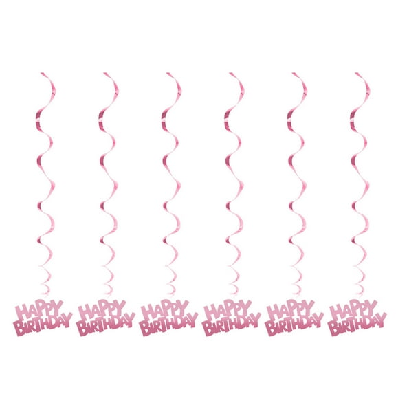 Pack of 6 Sturdy Practical Spirals Decors Beautiful Spirals Decoration For Birthday And Party Setting