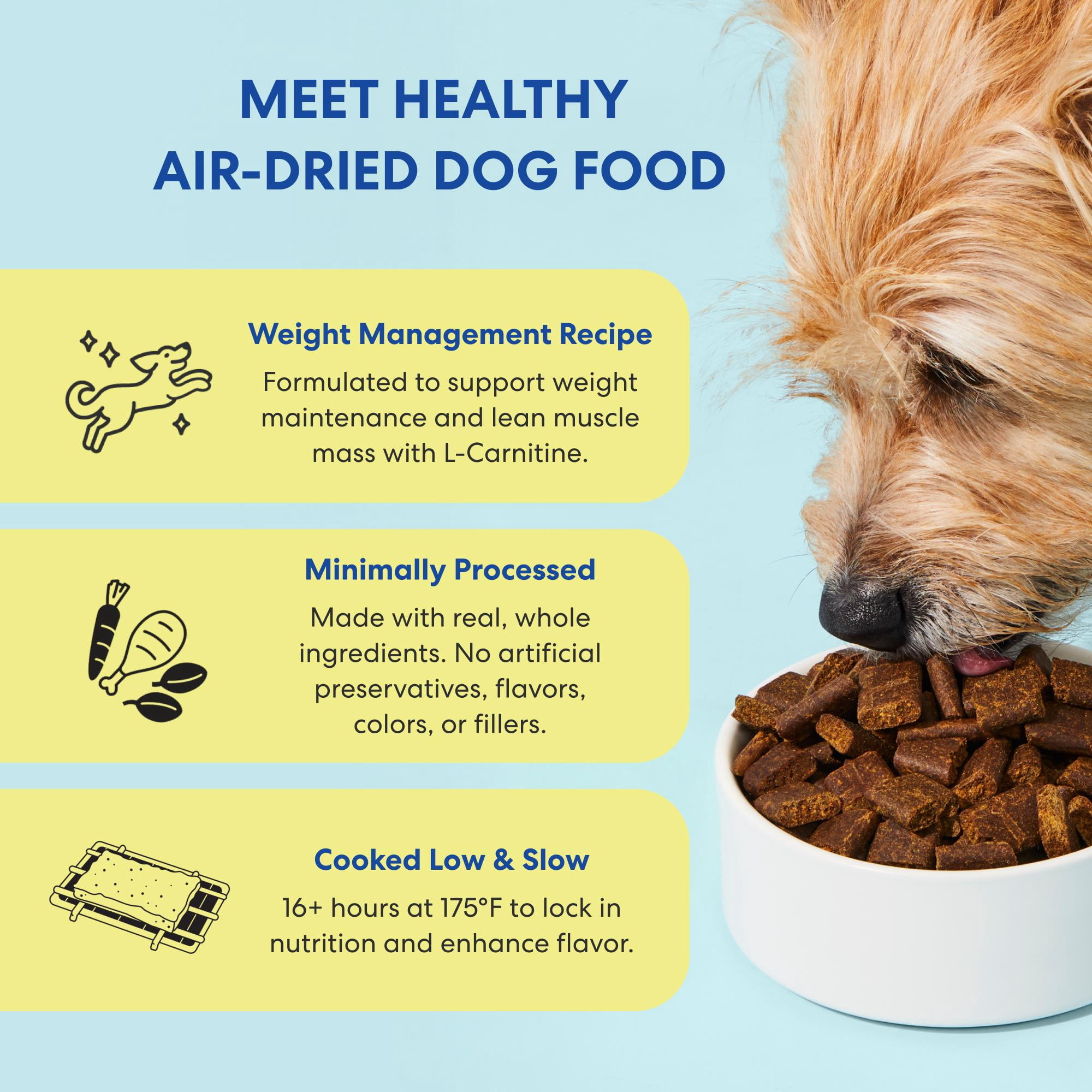 The Pets Table Turkey & Spinach Air-Dried Dog Food, 3 lb