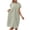Green, variant on Women's Button Down Hooded Robes Absorbent Quick Dry Short Sleeve Bathrobe Casual Coral Fleece Spa Bath Shower Cover Up