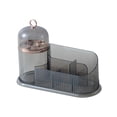 thumbnail image 5 of Cosmetics Storage Organizer, Makeup Organizer with Compartments, Sundries Container, Display Case, Desktop Storage Box for Countertop, Bedroom Gray, 5 of 9